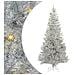 Albero di Natale con 300 LED con supporto Argento 240 cm PET - Foto miniatura 1