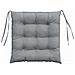 Cuscini per Seduta 2 pcs Grigio chiaro 40 x 40 x 6 cm Tessuto - Foto miniatura 7
