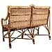 Divano In Bambù E Rattan Marrone 130x48x99h - Foto miniatura 4
