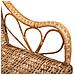 Divano In Bambù E Rattan Marrone 130x48x99h - Foto miniatura 8