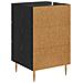 Armadio da Notte Rovere Nero 40 x 40 x 66 cm Legno multistrato - Foto miniatura 8