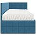 Struttura Letto Angolare con Materasso 2 pcs Blu Velluto - Foto miniatura 8