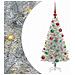 Albero di Natale con 150 LED con supporto Argento 120 cm PET - Foto miniatura 1