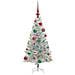 Albero di Natale con 150 LED con supporto Argento 120 cm PET - Foto miniatura 6