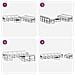 Set di divani da esterno 9 pcs Bianco e Crema 79 x 79 x 37 cm - Foto miniatura 7
