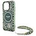 Guess Iml Flowers Allover Electro Con Cinturino Perliniu Magsafe Per Iphone 16 Pro Max - Verde - Foto miniatura 4