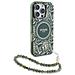 Guess Iml Flowers Allover Electro Con Cinturino Perliniu Magsafe Per Iphone 16 Pro Max - Verde - Foto miniatura 7