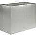 Vaso da giardino Argento 80 x 40 x 60 cm Acciaio Inox - Foto miniatura 1