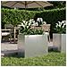 Vaso da giardino Argento 80 x 40 x 60 cm Acciaio Inox - Foto miniatura 2