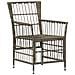 Sedie da giardino 4 pz Grigio polyrattan - Foto miniatura 3