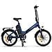 O20 Boost Bici elettrica pieghevole, motore 250W, batteria 48V 13,5Ah, autonomia massima 120 km, velocità massima 25 km /h, sensore di coppia, ideale per pendolari urbani e viaggi in treno, colore blu - Foto miniatura 8