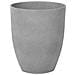 Vaso Tondo Per Interno Ed Esterno Grigio 35x35x42cm Croton - Foto miniatura 1
