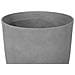 Vaso Tondo Per Interno Ed Esterno Grigio 35x35x42cm Croton - Foto miniatura 7