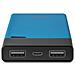 Power Bank Pop da 5000 mAh 2 x USB Colore Blu - Foto miniatura 2