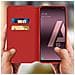 Custodia Samsung Galaxy A10 Portacarte Funzione Supporto Rosso - Foto miniatura 3