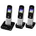 KX-TGH723 Telefono DECT Identificatore di chiamata Nero - Foto miniatura 1