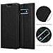 Custodia Compatibile Con Samsung Galaxy S10 Plus In Nero Di Notte - Coperchio Protettiva Con Chiusura Magnetica, Funzione Stand E Tasca Per Le Carte - Foto miniatura 10