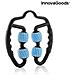 Innovagoods - Massaggiatore Muscolare Con Rulli Rolax, Adulti, Unisex, Nero, Blu, 25 X 27 X 5 Cm - Foto miniatura 2