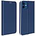 Custodia Iphone 12 / 12 Pro Effetto Carbonio Portacarte Funzione Supporto Blu - Foto miniatura 1