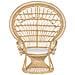 Poltrona In Rattan Beige Emmanuelle - Foto miniatura 8