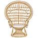 Poltrona In Rattan Beige Emmanuelle - Foto miniatura 6