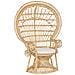 Poltrona In Rattan Beige Emmanuelle - Foto miniatura 1
