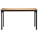 Tavolo Da Pranzo 140x70x76 Cm In Legno Di Mango Grezzo - Foto miniatura 3