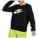 Felpa Donna Essential Crew Fleece Hbr Nera Taglia S Codice Bv4112-010 - Foto miniatura 1