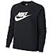 Felpa Donna Essential Crew Fleece Hbr Nera Taglia S Codice Bv4112-010 - Foto miniatura 5