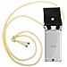 Catena Di Telefoni Cellulari Compatibile Con Htc One A9 In Crema Beige - Coperchio Protettivo In Silicone Con Anelli D'argento, Cinturino In Corda E Custodia Staccabile - Foto miniatura 1