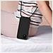 Cover Semirigida Per Samsung Galaxy A22 5g Cordino Nylon Intrecciato 80 Cm Nera - Foto miniatura 3