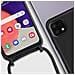 Cover Semirigida Per Samsung Galaxy A22 5g Cordino Nylon Intrecciato 80 Cm Nera - Foto miniatura 5