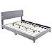 Lincoln Letto Di Design 160x200 Grigio - Foto miniatura 1
