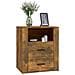 Comodino Rovere Fumo 50x36x60 Cm Legno Multistrato - Foto miniatura 4