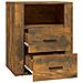 Comodino Rovere Fumo 50x36x60 Cm Legno Multistrato - Foto miniatura 7