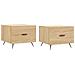 Tavolini Salotto 2pz Rovere Sonoma 50x50x40cm Legno Multistrato - Foto miniatura 2