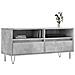 Mobile Per Tv Grigio Cemento 100x34,5x44,5 Cm Legno Multistrato - Foto miniatura 3