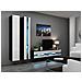 Mobile Tv Rtvvigo140n C /b Bianco Nero 140 X 30 X 40 Cm - Foto miniatura 2