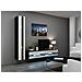 Mobile Tv Rtvvigo140n C /b Bianco Nero 140 X 30 X 40 Cm - Foto miniatura 4