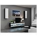 Mobile Tv Rtvvigo140n C /b Bianco Nero 140 X 30 X 40 Cm - Foto miniatura 6