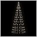 Luce Albero Di Natale Su Pennone 200led Bianco Freddo 180cm - Foto miniatura 3