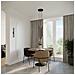 Sollux Lighting Lampada A Sospensione Pastelo 2 Nero Sl.1304 - Moderno Lampade A Sospensione Nero 118x15x15 Cm - Foto miniatura 1