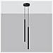 Sollux Lighting Lampada A Sospensione Pastelo 2 Nero Sl.1304 - Moderno Lampade A Sospensione Nero 118x15x15 Cm - Foto miniatura 2