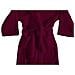 Accappatoio Con Cappuccio In Morbida Spugna Mod. Sophie Tinta Unita Vari Colori Xxl Bordeaux - Foto miniatura 3
