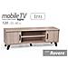 Trade Shop - Mobile Porta Tv Ares Legno Rovere Moderno 120x33x40cm Con 2 Ripiani Ante 796500 - Foto miniatura 1
