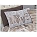 Completo Lenzuola Linea Pensieri Delicati 100% Cotone Disegno Shabby Love Matrimoniale Beige - Foto miniatura 3