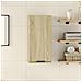 Mobile Da Bagno A Parete Rovere Sonoma 32x20x67 Cm - Foto miniatura 1