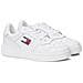 Retro Basket Trainers Sneakers Pelle Scarpe Donna Bianco Eu 38, En0en02505 Ybs - Foto miniatura 1