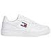 Retro Basket Trainers Sneakers Pelle Scarpe Donna Bianco Eu 38, En0en02505 Ybs - Foto miniatura 2