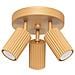Lampada Da Soffitto Karbon 3p Oro Sl. 1563 - Minimalista Lampada Da Soffitto D'oro 18x19.5x19.5 Cm - Foto miniatura 1